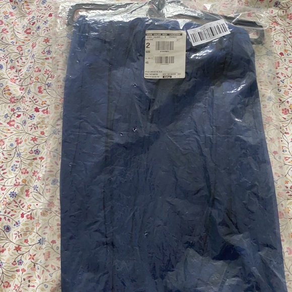 SOLD J Crew one shoulder navy dress 0 EUC - Picture 3 of 3